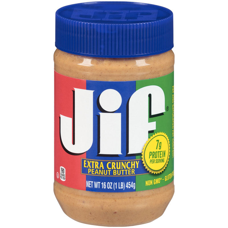 JIF PEANUT BUTTER CRUNCHY - CON PEZZETTI DI ARACHIDI