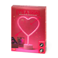 lampada led a effetto neon - it's a sign cuore
