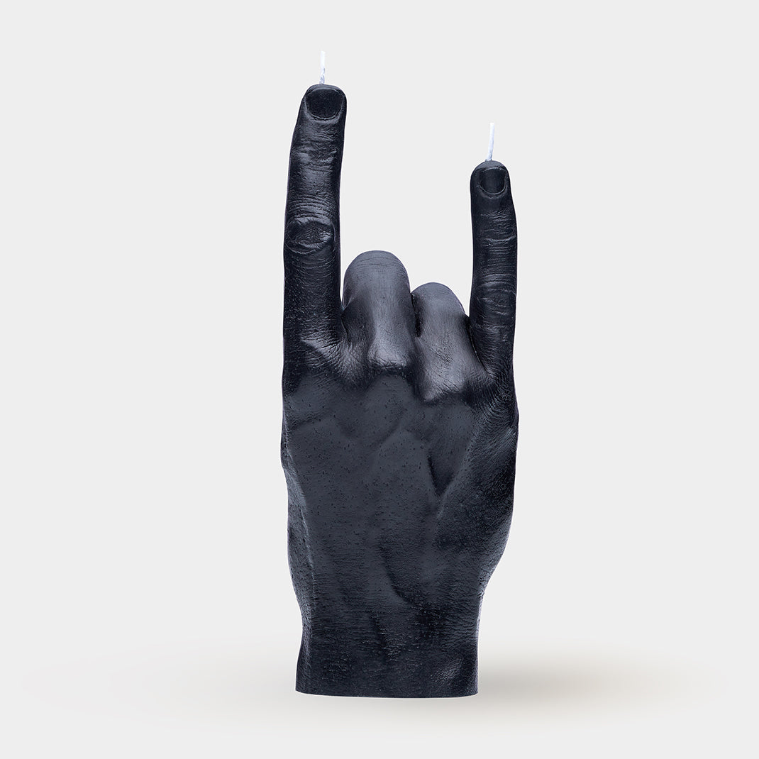YOU ROCK CANDLE HAND - BLACK