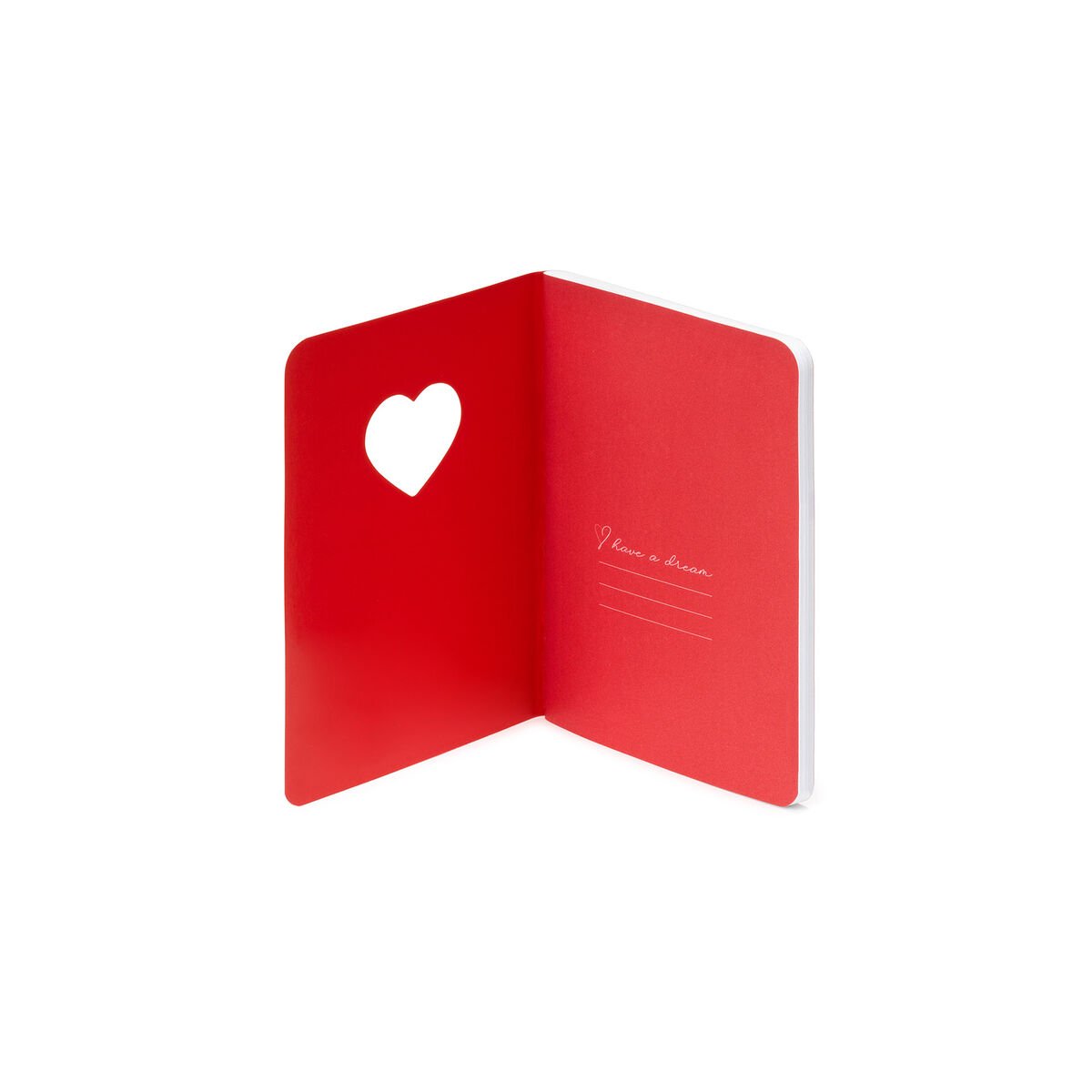 quaderno a righe large heart