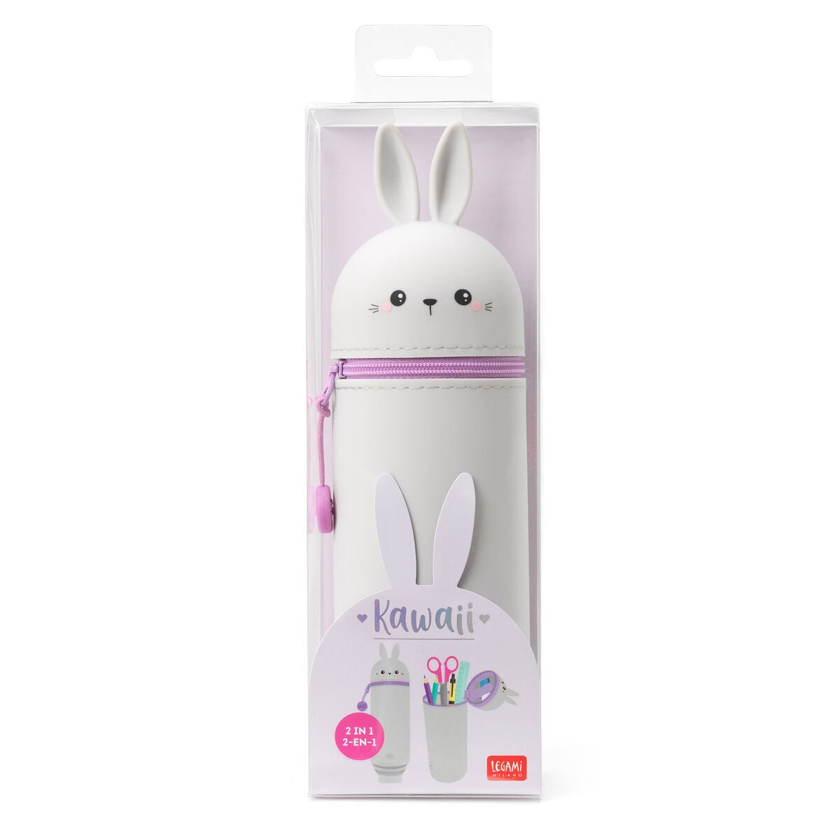 ASTUCCIO KAWAII 2 IN 1 SOFT SILICONE - BUNNY