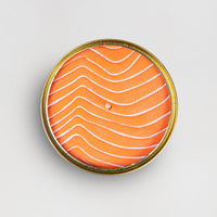 CANDLECAN ORANGE SALMON