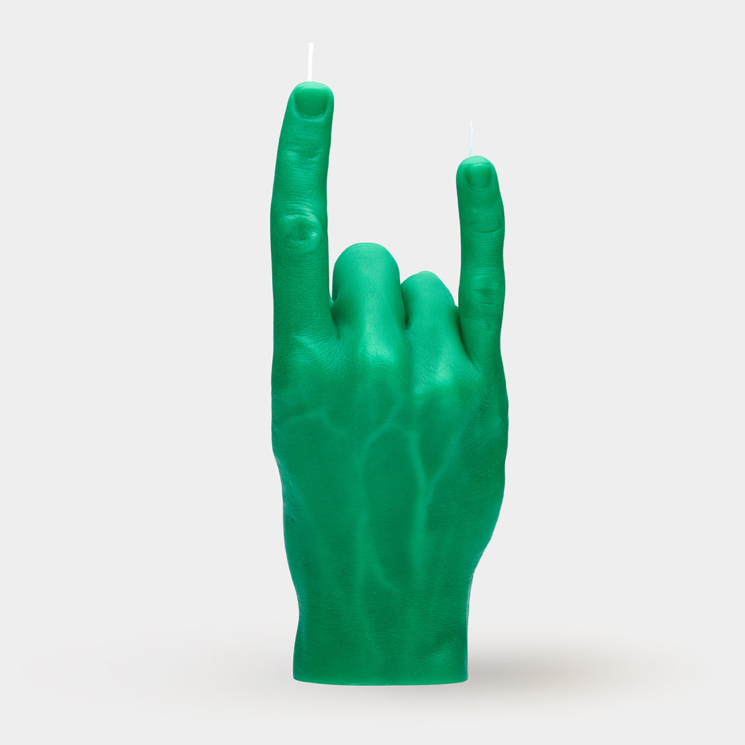 YOU ROCK CANDLE HAND - GREEN