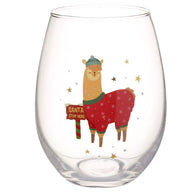 SET 2 BICCHIERI - LAMA - AMICI DEL NATALE
