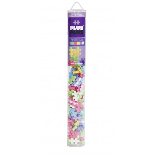 PLUS PLUS 100PZ - TUBO MINI MIX PASTEL