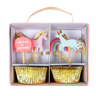 I BELIVE IN UNICORN, KIT CUPCAKE UNICORNO - MERI MERI