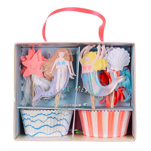 LETS' BE MARMEIDS KIT CUPCAKE SIRENETTA - MERI MERI