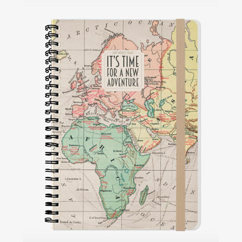 AGENDA 12 MESI SETTIMANALE LARGE SPIRALATA - 2019 - MAP