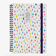 AGENDA 12 MESI SETTIMANALE LARGE SPIRALATA - 2019 - AFTER RAIN