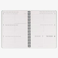 AGENDA 12 MESI SETTIMANALE LARGE SPIRALATA - 2019 - AFTER RAIN