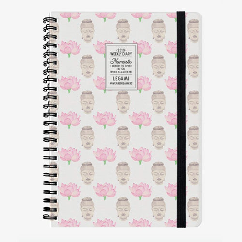 AGENDA 12 MESI SETTIMANALE LARGE SPIRALATA - 2019 - NAMASTE'