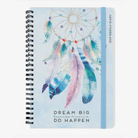 AGENDA 12 MESI SETTIMANALE LARGE SPIRALATA - 2019 - DREAM BIG