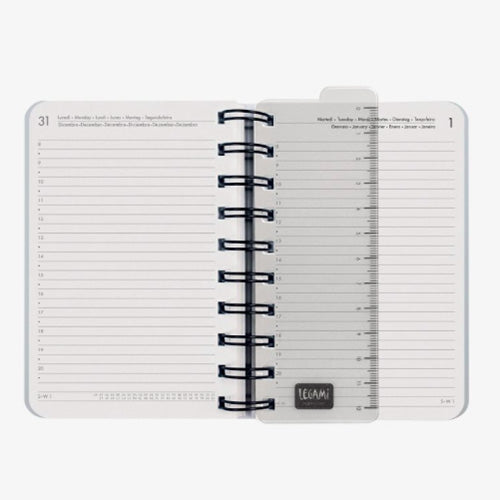 AGENDA 12 MESI GIORNALIERA SMALL SPIRALATA - 2019 - BUTTERFLY