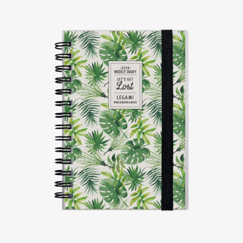 AGENDA 12 MESI SETTIMANALE SMALL SPIRALATA - 2019 - JUNGLE