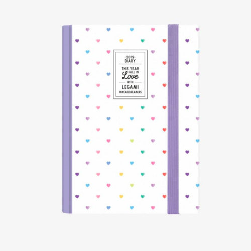 AGENDA 12 MESI GIORNALIERA SMALL - 2019 - HEART