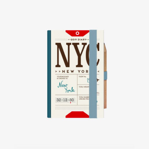 AGENDA 12 MESI BIGIORNALIERA MINI - 2019 - NYC