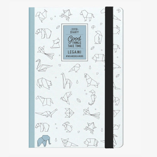 AGENDA 12 MESI SETTIMANALE MEDIUM CON NOTEBOOK - 2019 - ORIGAMI