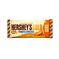 HERSHEY'S TAVOLETTA DI CIOCCOLATO GOLD XL CARAMELLO ARACHIDI PRETZEL