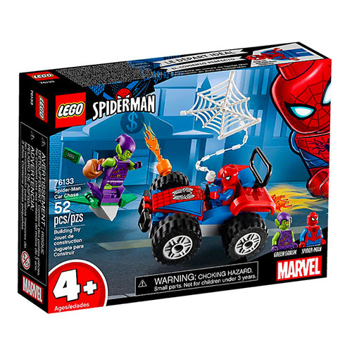 INSEGUIMENTO IN AUTO DI SPIDER-MAN SUPER HEROES 76133