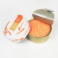 CANDLECAN ORANGE SALMON