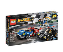 Carica l&#39;immagine nel visualizzatore di Gallery, SPEED CHAMPION 75881 2016 FORD GT &amp; 1966 FORD DT40