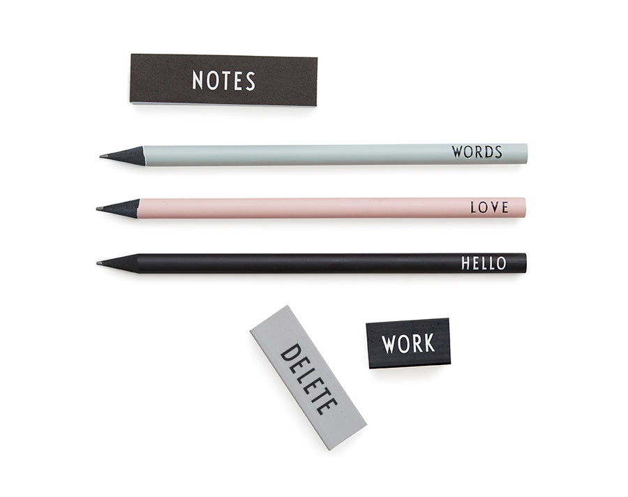 PENCIL SET - DESIGN LETTERS