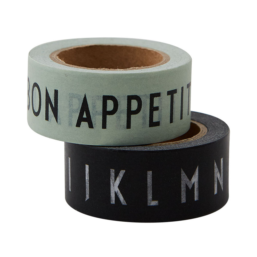 ABC TAPE BLACK BON APPETIT - DESIGN LETTERS