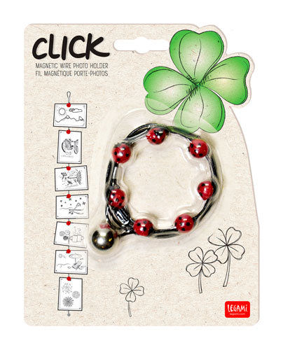 CLICK - FILO PORTA FOTO COCCINELLE
