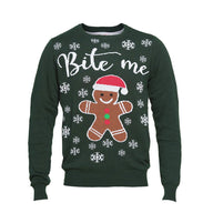 CHRISTMAS JUMPER BITE ME - MAGLIONE NATALE