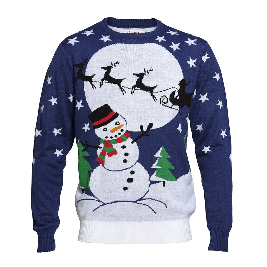 CHRISTMAS JUMPER THE MOON - MAGLIONE NATALE