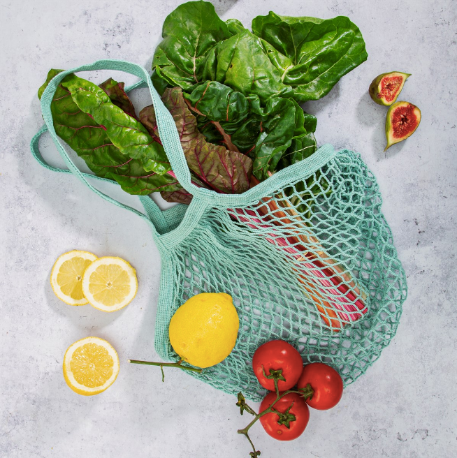 STRING SHOPPER BAG GREEN