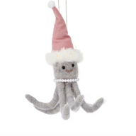 WONDERLAND OCTOPUS FELT HANGING DECORATION