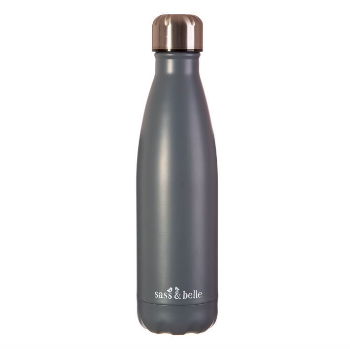 GREY STAINLESS WATER BOTTLE