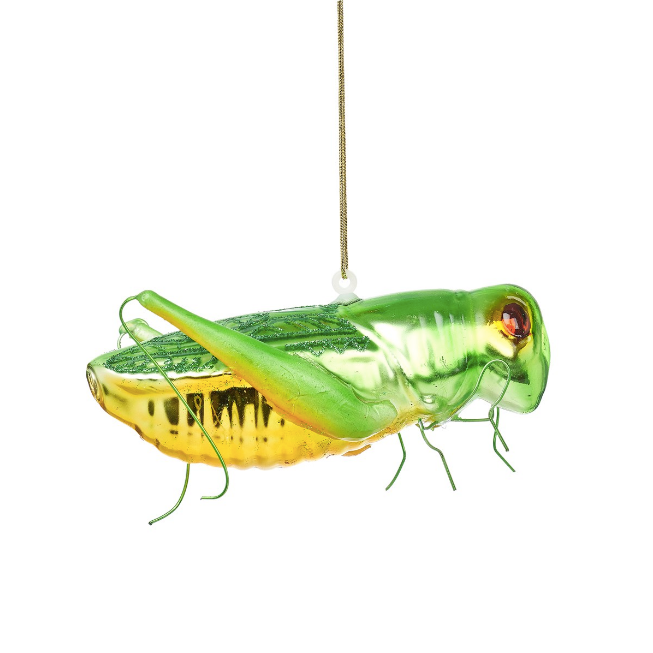 GRASSHOPPER SHAPED BAUBLE
