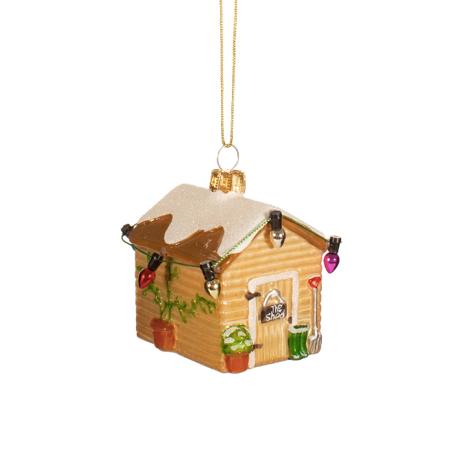 MINI SHED SHAPED BAUBLE