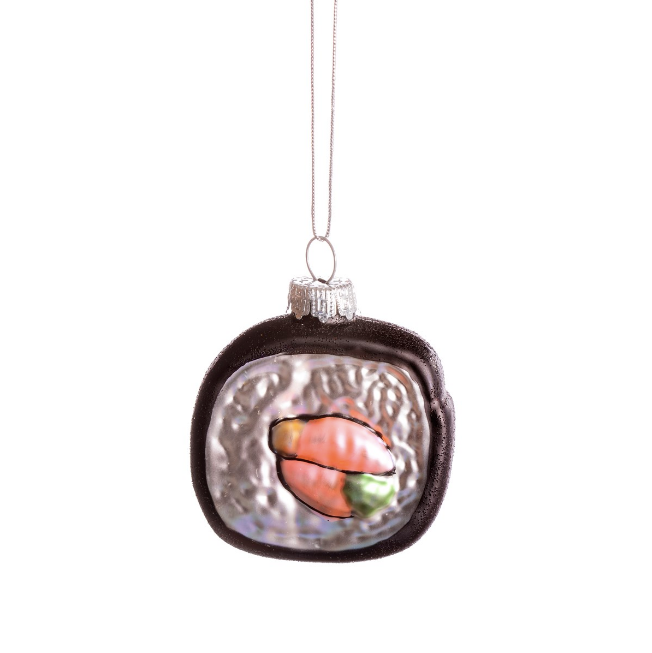 MAKI SUSHI ROLL SHAPED BAUBLE