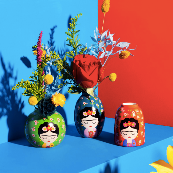 VIVA LA FRIDA VASES - SET OF 3
