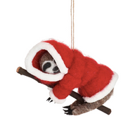 SLOTH IN PUFFER JACKET FELT DECORATION