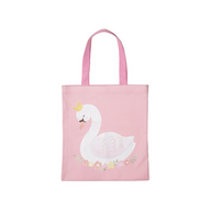 BORSA IN COTONE CIGNO - TOTE BAG SWAN