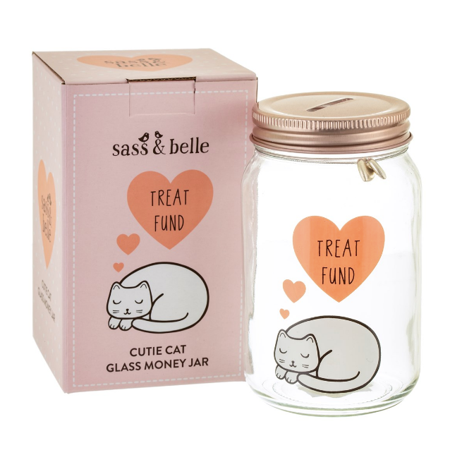 SALVADANAIO GATTO - CUTIE CAT TREAT FUND MONEY JAR