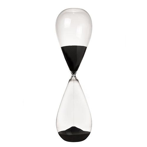 CLESSIDRA SABLIER DESIGN BIG NERA DURATA 2 ORE